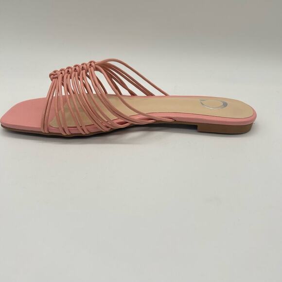Journee Collection Sandals Womens 6 Pink Addora Slides Sandals NEW - Picture 3 of 10